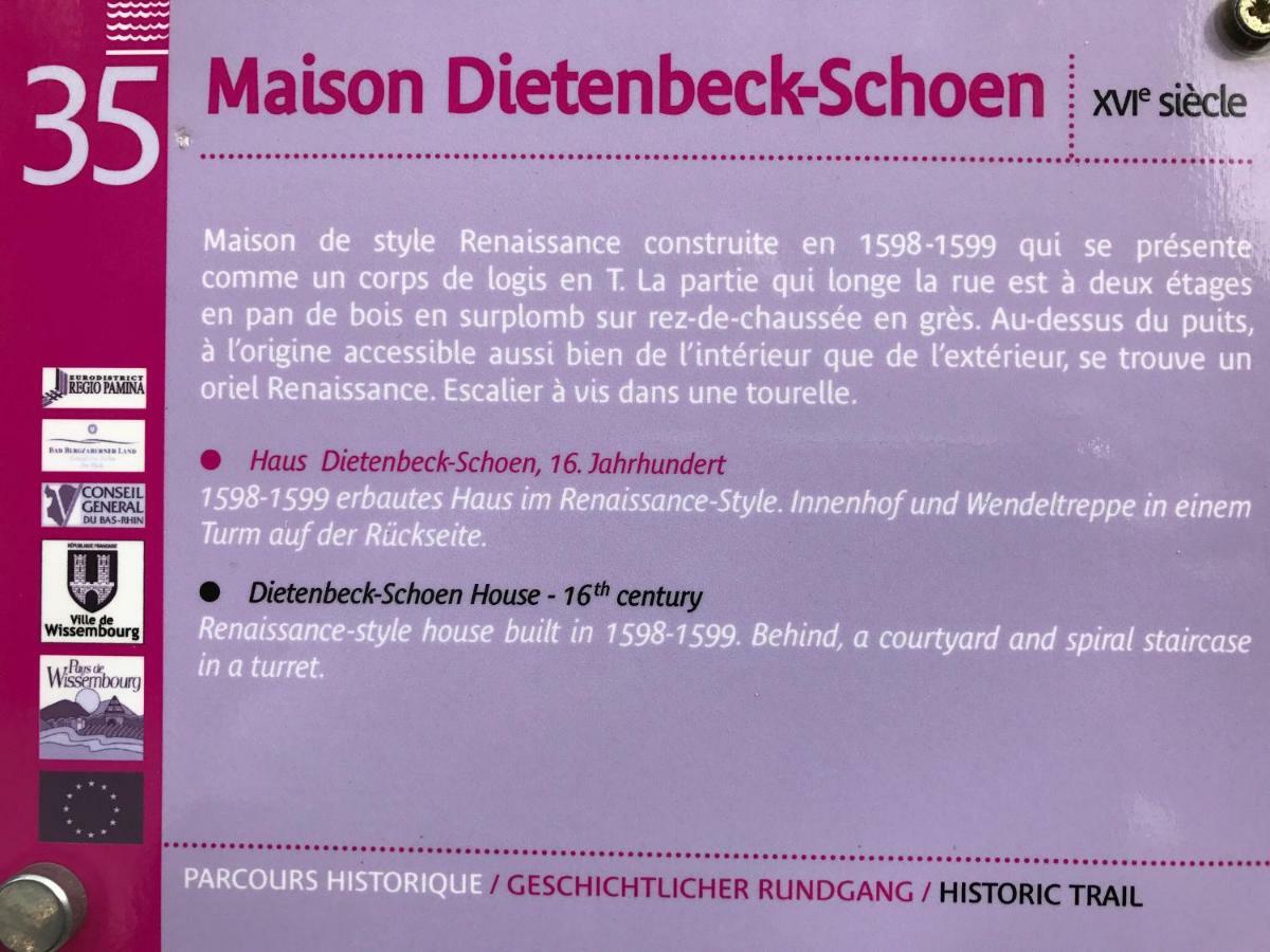 Maison Dietenbeck 维桑堡 外观 照片